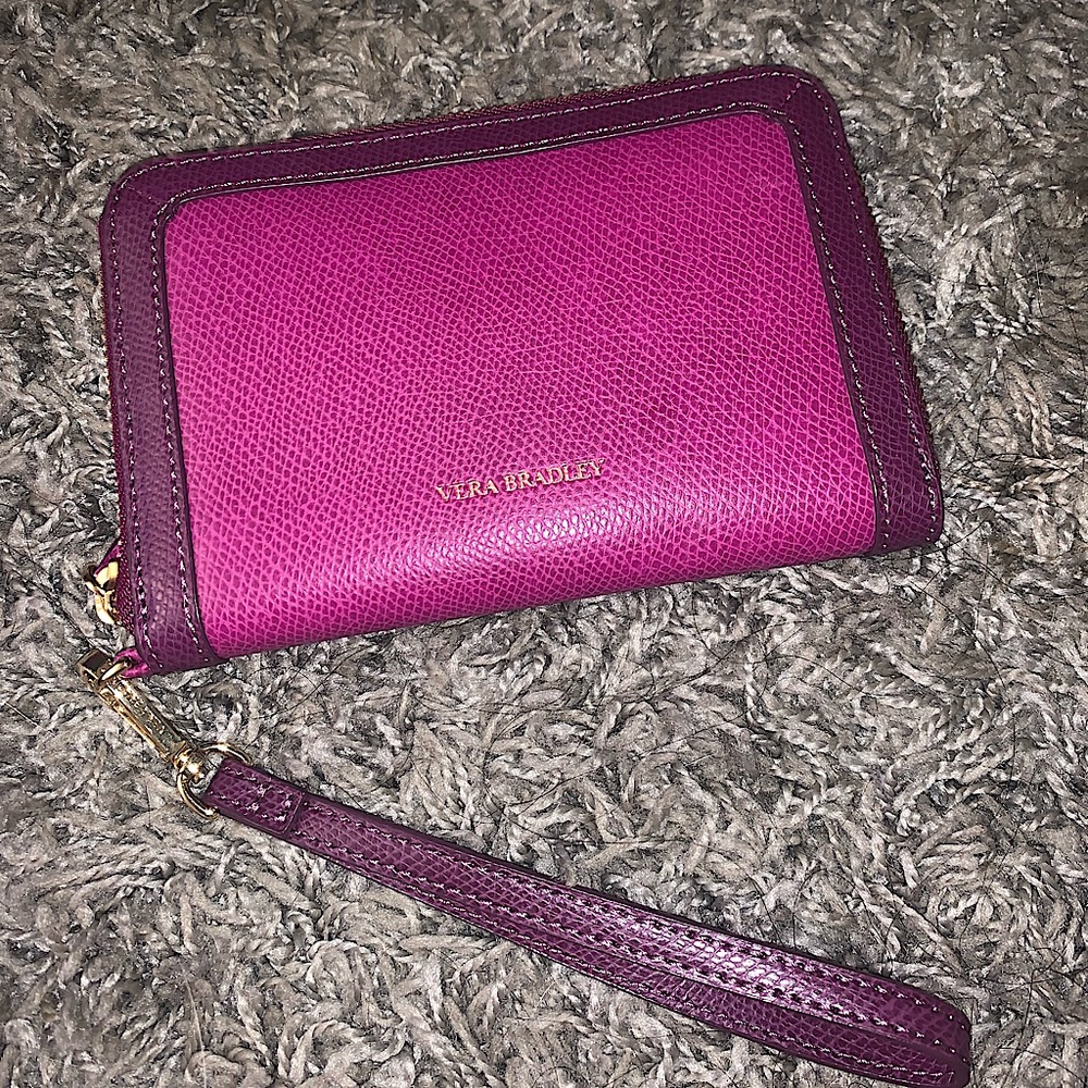 Vera Bradley Plum Wristlet